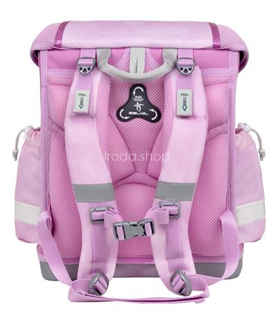 Iskolatáska, fémcsat, BELMIL "Classy Ballerina", lila, balerina