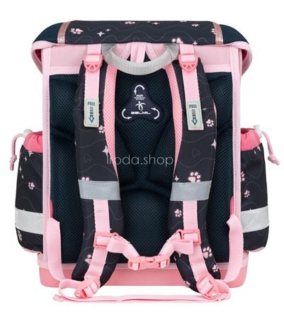 Iskolatáska, fémcsat, BELMIL "Classy Cute Kitten", cica