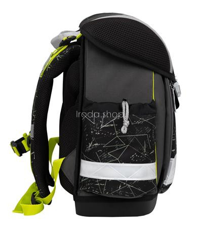 Iskolatáska, fémcsat, BELMIL "Classy Black Panther", fekete párduc