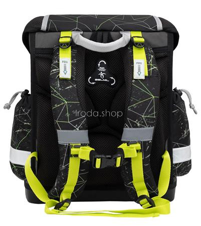 Iskolatáska, fémcsat, BELMIL "Classy Black Panther", fekete párduc