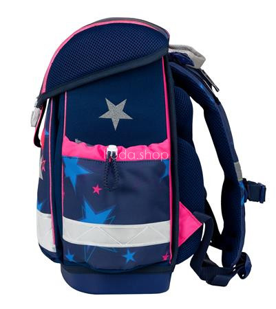 Iskolatáska, fémcsat, BELMIL "Classy Sparkling Star", csillagok