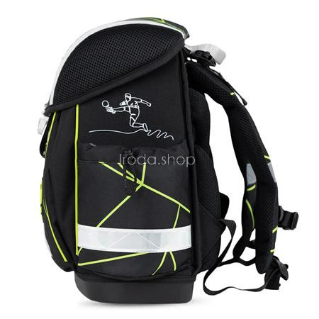 Iskolatáska, fémcsat, BELMIL "Classy Player", foci