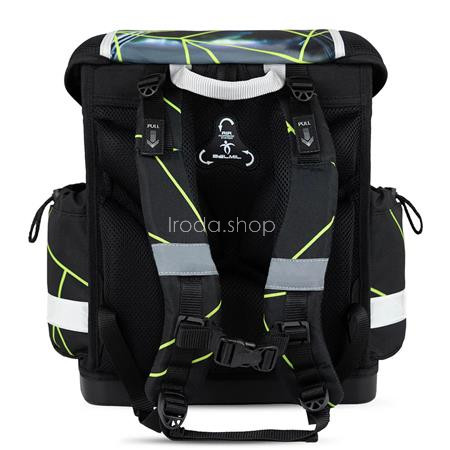 Iskolatáska, fémcsat, BELMIL "Classy Player", foci