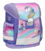 Iskolatáska, fémcsat, BELMIL "Classy Heart of the Rainbow", unikornis