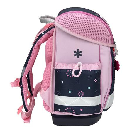 Iskolatáska, fémcsat, BELMIL "Classy Midnight Butterfly", éjféli pillangó