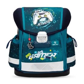   Iskolatáska, fémcsat, BELMIL "Classy Game Zone", kontroller