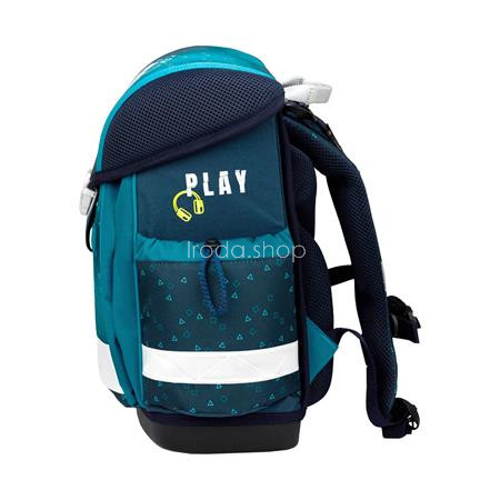 Iskolatáska, fémcsat, BELMIL "Classy Game Zone", kontroller