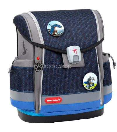 Iskolatáska, mágneszárral, BELMIL "Classy Plus World of Dragons", sárkányok világa