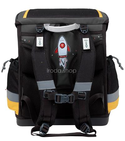 Iskolatáska, mágneszárral, BELMIL "Classy Plus Wolves Sand", farkas