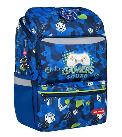 Iskolatáska, cipzáras, BELMIL "Zippy Gamer Squad", gamer