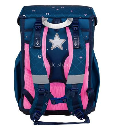 Iskolatáska, csatos, BELMIL "Maxi Meet your Horses", lópatkó