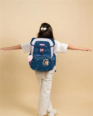 Iskolatáska, csatos, BELMIL "Maxi Meet your Horses", lópatkó