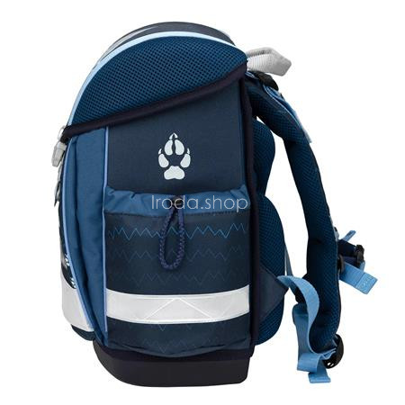 Iskolatáska, fémcsat, BELMIL "Classy Northern Alpha", farkas