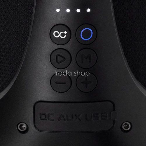 SAL BT 5000 hordozható bluetooth kihangosító, 2 x 25 W, sztereó boombox, FM rádió, USB, microSD, beépített mikrofon, RGB LED, ~30 óra üzemidő