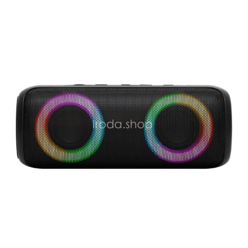 SAL BT2000 boombox, 2x10W, MP3 zenelejátszó, Bluetooth, mélysugárzó, basszus, RGB LED fényjáték, beépített akkumulátor, IPX5