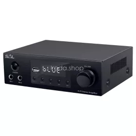   SAL BTA 250 sztereó multimédia erősítő, 2x50 Wmax / 4-8 Ohm, BT, FM rádió, USB, AUX