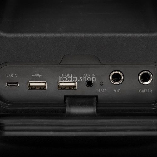 SAL BTCUBE hordozható Boombox, vezeték nélküli hangszóró, 70 watt, 3 hangszóró, Bluetooth TWS, IPX4, beépített akkumulátor