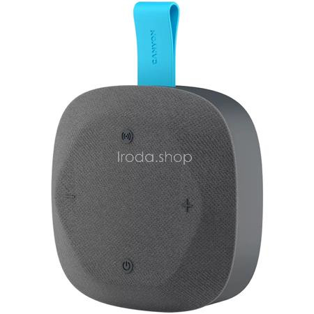 Hangszóró, hordozható, Bluetooth 5.3, CANYON "Hexagon 10", szürke-kék
