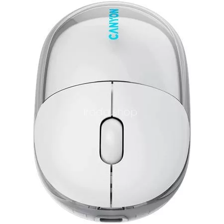 Egér, vezeték nélküli, dual-mode kapcsolat, optikai, CANYON "OnClick 24", fehér