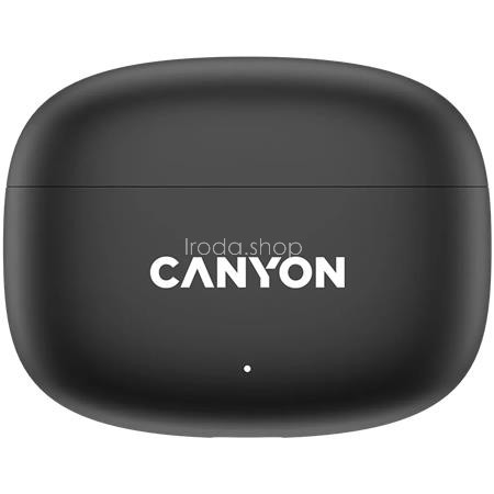 Fülhallgató, TWS vezeték nélküli, Bluetooth 5.4, CANYON "OnGo 9", fekete