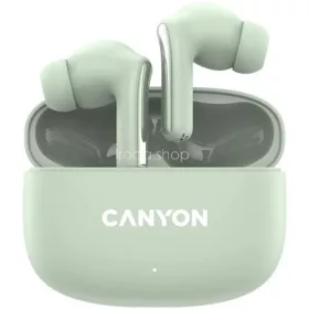   Fülhallgató, TWS vezeték nélküli, Bluetooth 5.4, CANYON "OnGo 9", zsálya