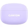 Fülhallgató, TWS vezeték nélküli, Bluetooth 5.4, CANYON "OnGo 9", levendula