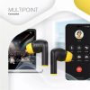 Fülhallgató, TWS vezeték nélküli, Bluetooth 5.4, CANYON "Hexagon 7", fekete-sárga