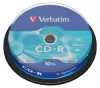 CD-R lemez, 700MB, 52x, 10 db, hengeren, VERBATIM "DataLife"