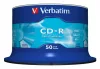 CD-R lemez, 700MB, 52x, 50 db, hengeren, VERBATIM "DataLife"