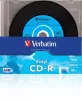 CD-R lemez, bakelit lemez-szerű felület, AZO, 700MB, 52x, 10 db, vékony tok, VERBATIM "Vinyl"