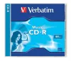 CD-R lemez, 700MB, 80min, 16x, 1 db, normál tok, VERBATIM "Live it!"