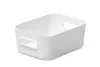 Műanyag tárolódoboz, 1,5 liter, SMARTSTORE "Compact S", fehér