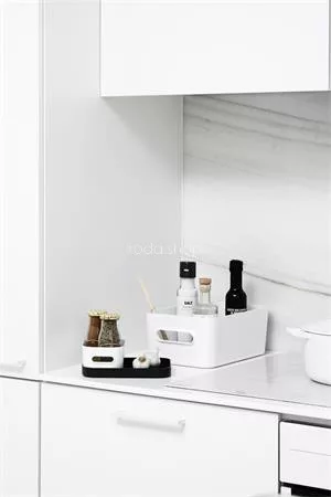 Műanyag tárolódoboz, 5,3 liter, SMARTSTORE "Compact M", fehér