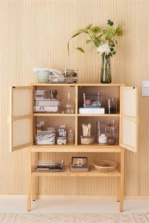 Műanyag tárolódoboz, 0,6 liter, SMARTSTORE "Compact Clear Mini", átlátszó