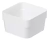 Fiókrendező, 10x6x10 cm, SMARTSTORE "Compact", fehér