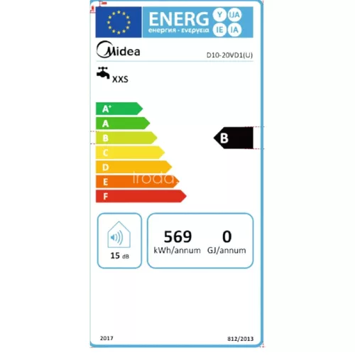 Midea LumeMini 10 alsó elhelyezésű elektromos vízmelegítő