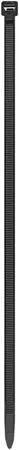 Kábelkötegelő, gyorskötöző, 7,6x300mm, DONAU "Tech", fekete