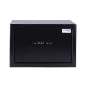   Bútorszéf, kulcsos zár, 310x200x200 mm, DONAU "Tech", fekete