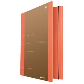   Gumis mappa, karton, A4, DONAU "Life", neon narancssárga