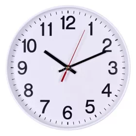 Falióra, 30 cm, OFFICE PRODUCTS, fehér keret