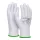 Szerelőkesztyű, PU, DONAU "Safety", 11/XXL méret, fehér