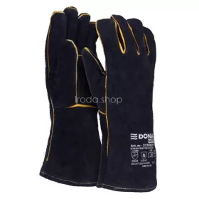   Védőkesztyű, MIG, marhabőr, DONAU "Safety", 10/XL méret, fekete