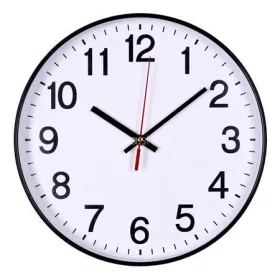 Falióra, 34 cm, OFFICE PRODUCTS, fekete keret