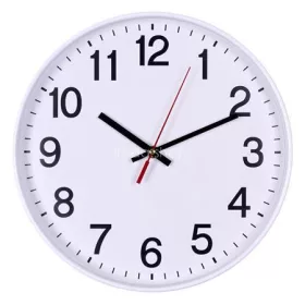 Falióra, 34 cm, OFFICE PRODUCTS, fehér keret