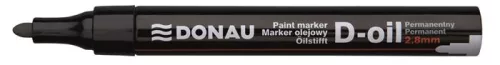 Lakkmarker, 2,8 mm, M, DONAU "D-oil", fekete