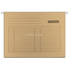 Függőmappa, karton, A4, DONAU, barna