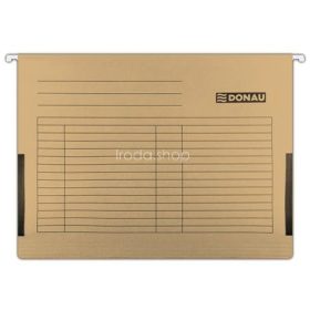 Függőmappa, oldalvédelemmel, karton, A4, DONAU, barna