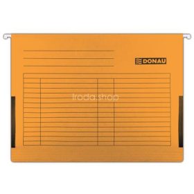 Függőmappa, oldalvédelemmel, karton, A4, DONAU, narancs