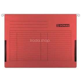 Függőmappa, oldalvédelemmel, karton, A4, DONAU, piros