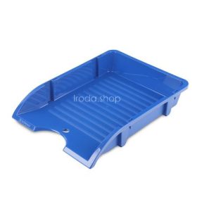   Irattálca, műanyag, törhetetlen, DONAU "Solid", kék